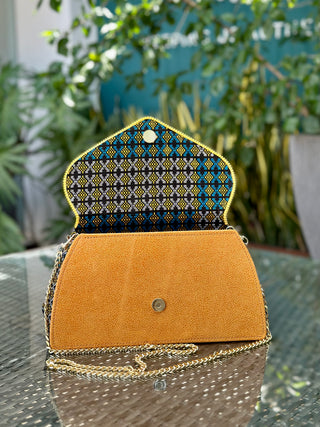 Abena Menu Clutch Bag