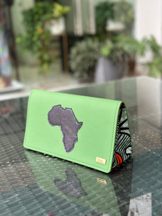 Africa Rafia Medium Clutch Bag
