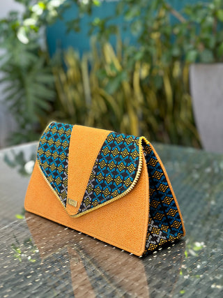 Abena Menu Clutch Bag
