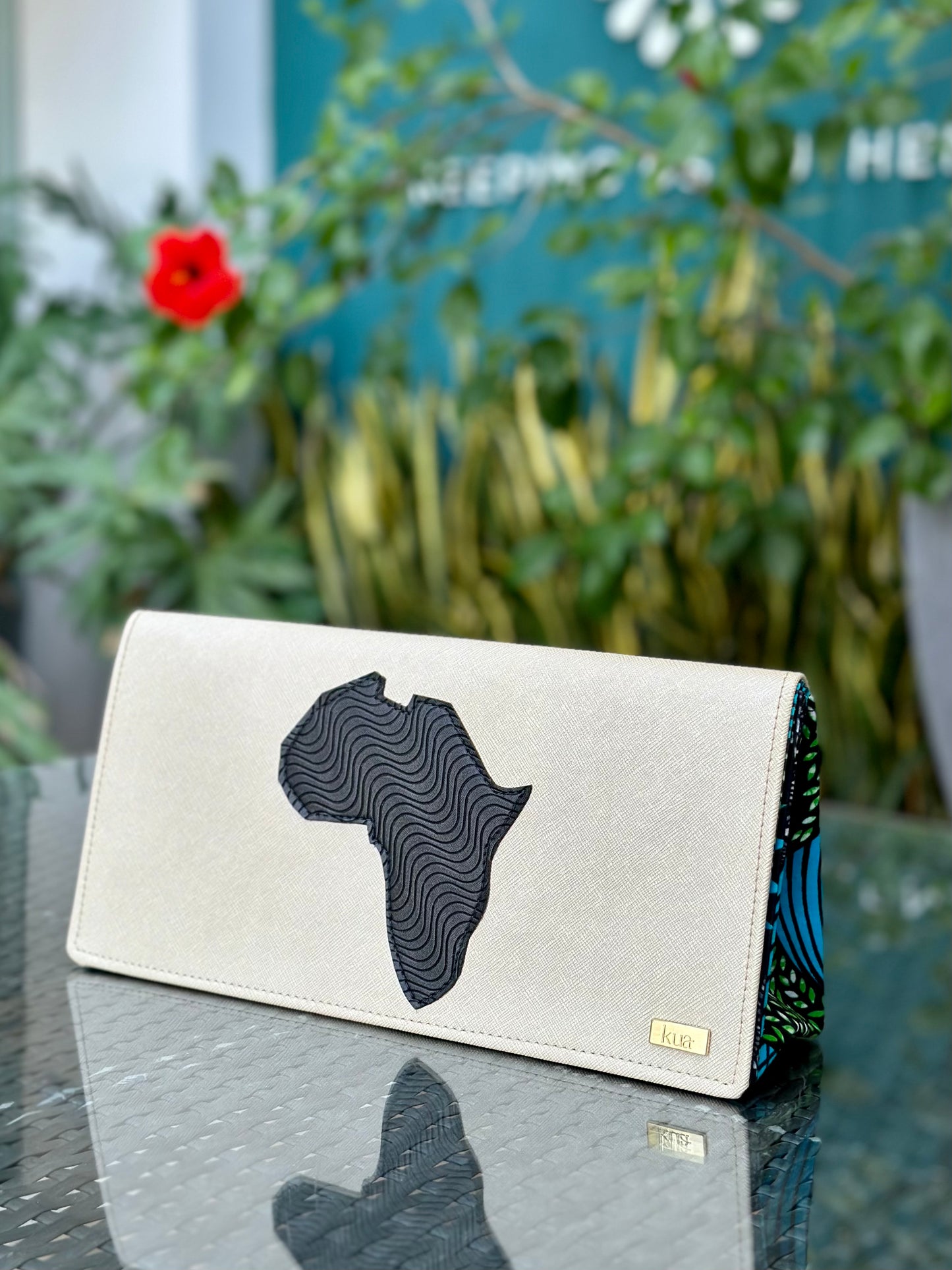 Africa Nipa Large Clutch Bag