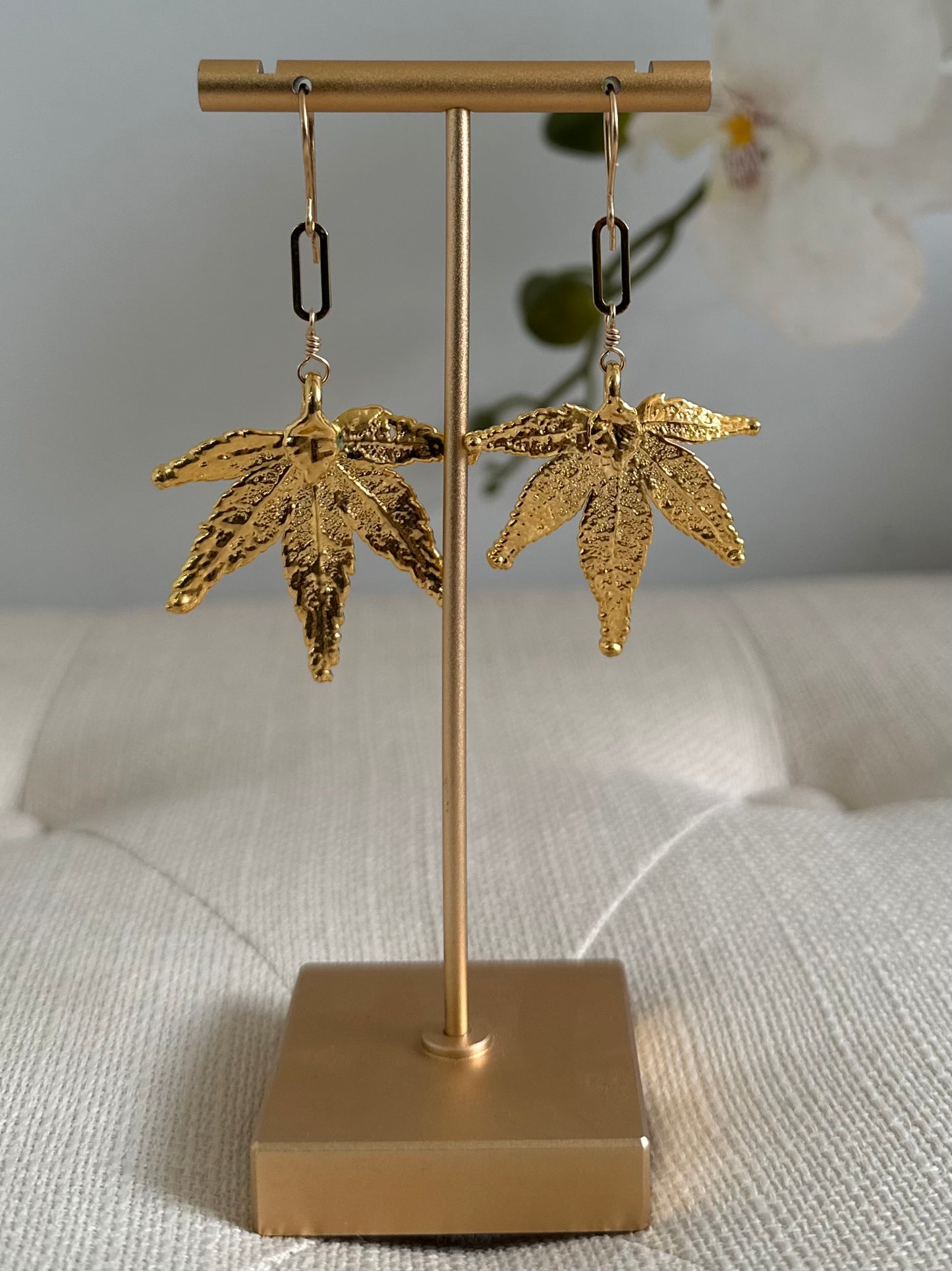 Adzo Kumah Leaf Earrings