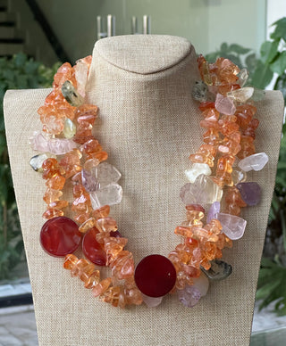 Sikadua Adjubi Beaded Necklace