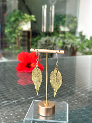 Naa korkor Leaf Earrings