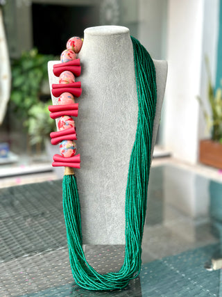 Oheneyere Dansoa Beaded Necklace