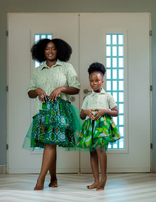 Saama Tulle Shirt Dress