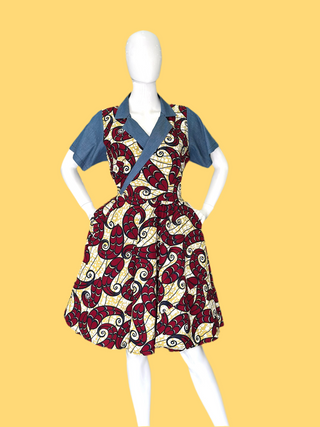 Kisiwaa Wrap Dress