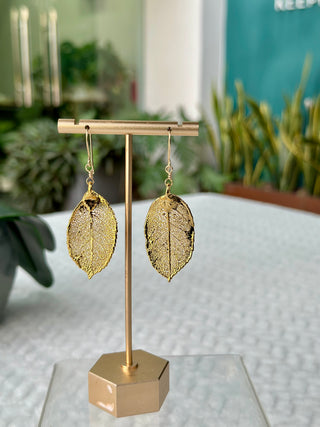 Ayensu Tima Leaf Earrings