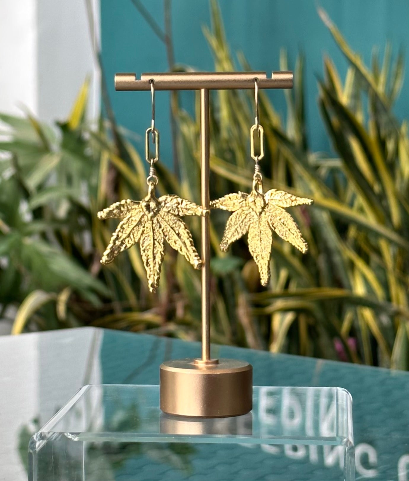 Adzo Kumah Leaf Earrings