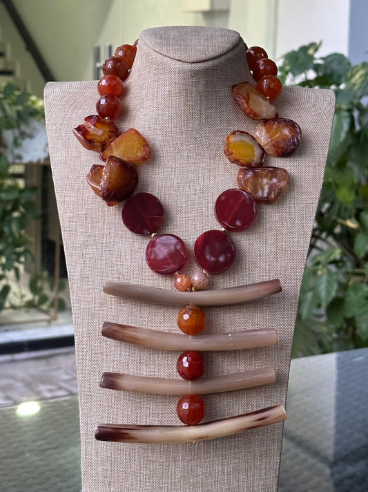 Sika Anko Beaded Necklace