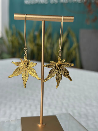 Ewura Sarfoa Leaf Earrings