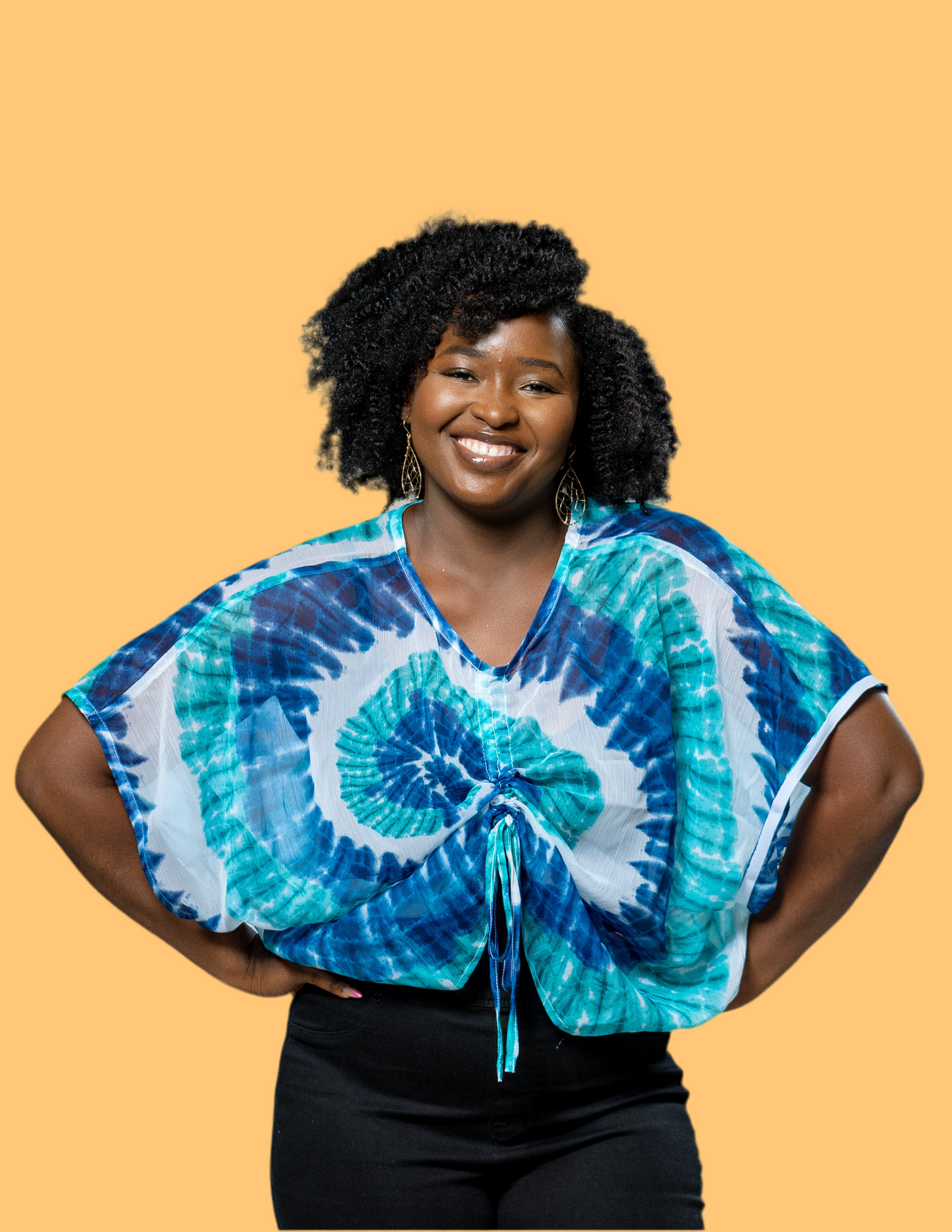 Akoto Baaba Chiffon Top