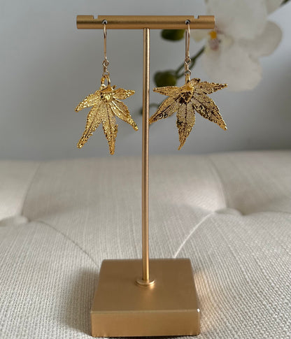 Anima Bojo Leaf Earrings