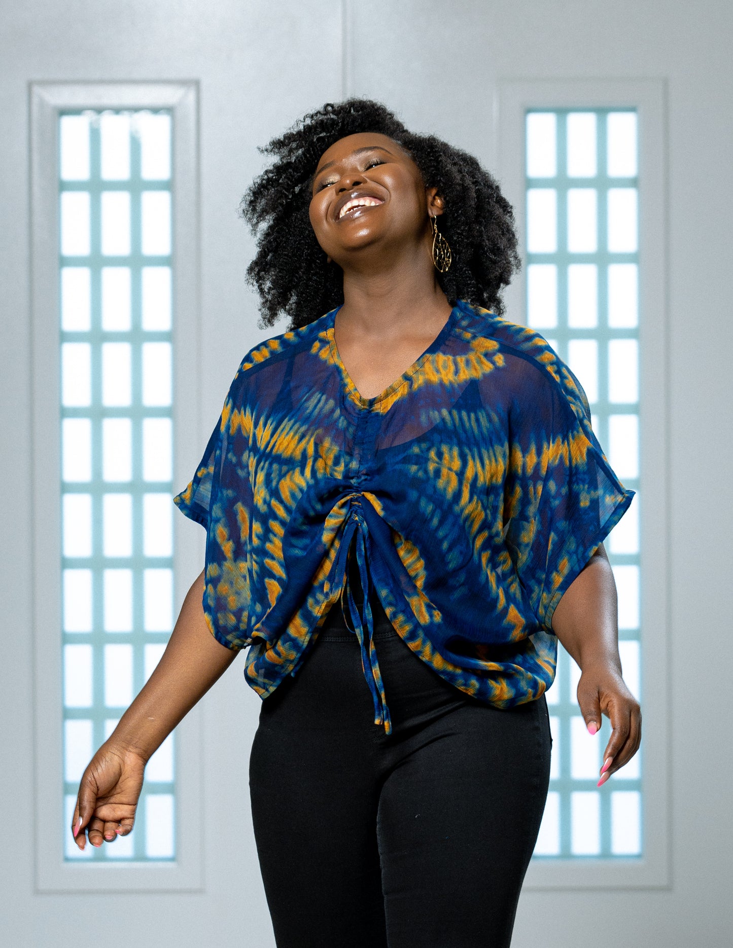 Akoto Aba Chiffon Top