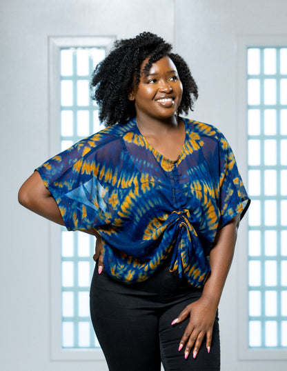 Akoto Aba Chiffon Top