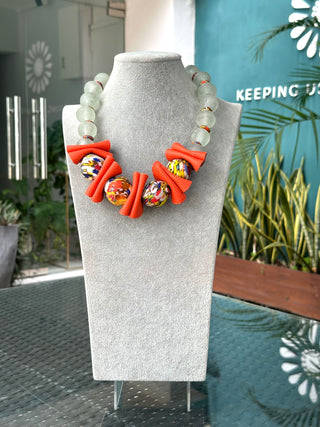Dela Klu Beaded Necklace