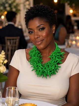 Hafisa Musa Beaded Necklace