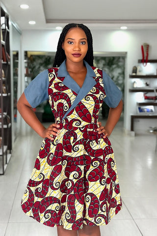 Kisiwaa Wrap Dress