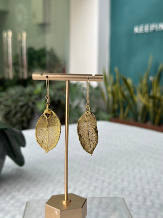 Ayensu Tima Leaf Earrings