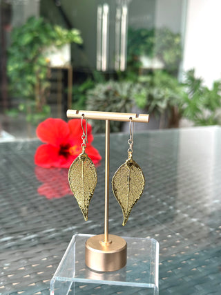 Naa korkor Leaf Earrings