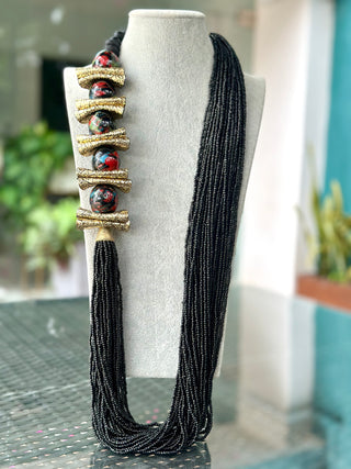 Ahoufe Adjubi Beaded Necklace