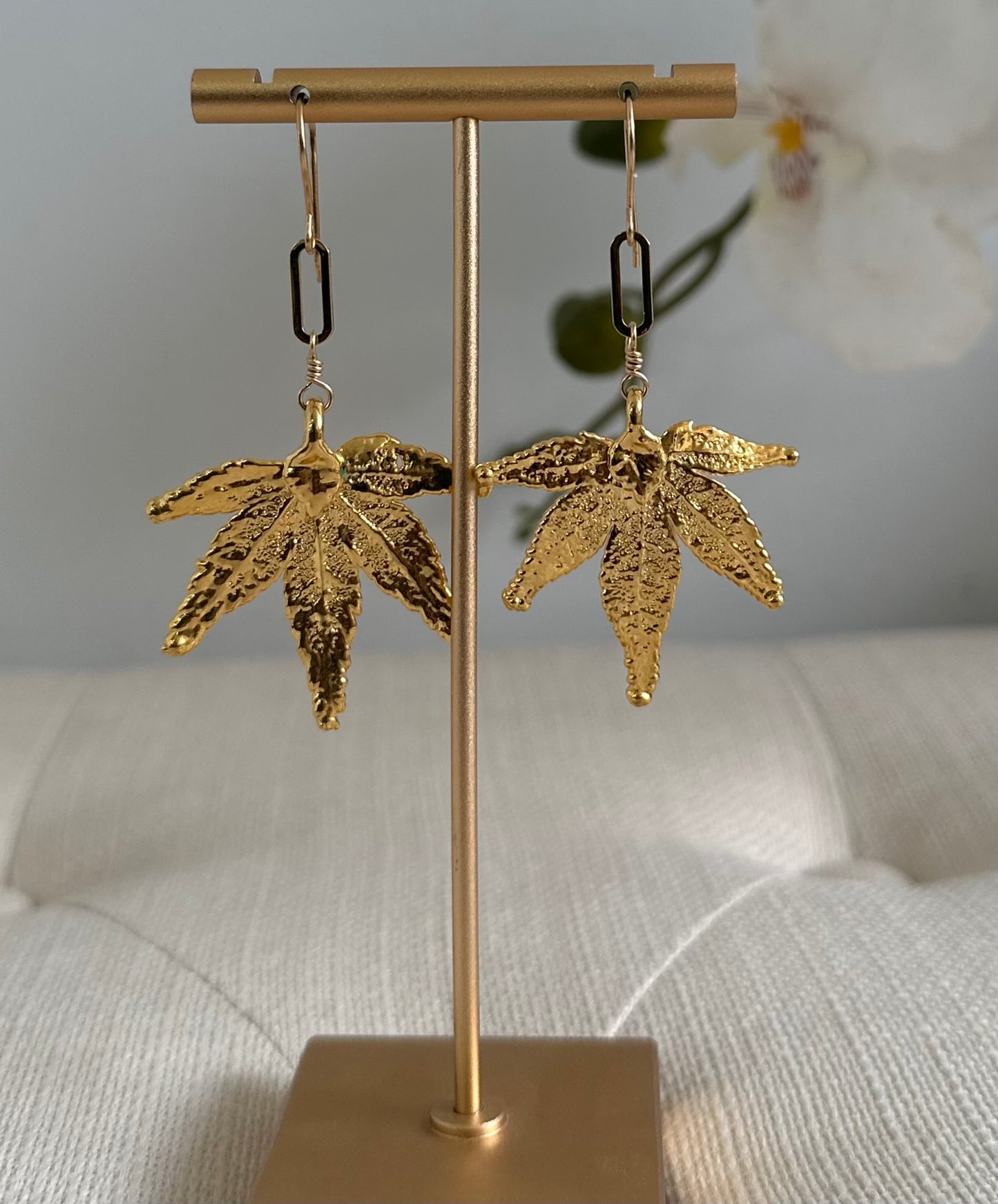 Adzo Kumah Leaf Earrings