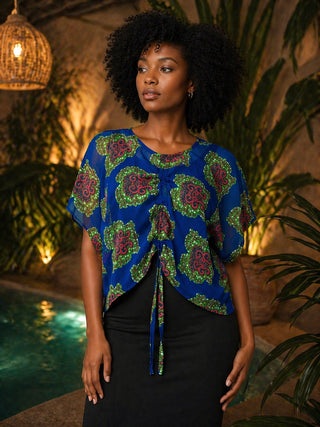 Esi Manu Chiffon Top