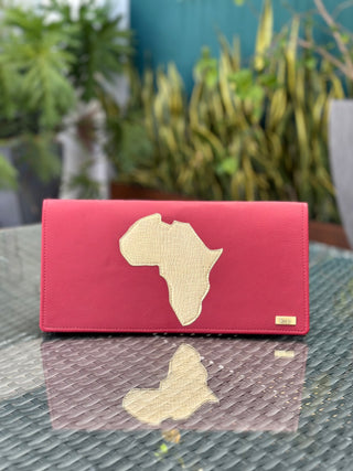 Africa Sela Large Clutch Bag